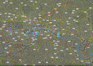 Around London In 33 Miles